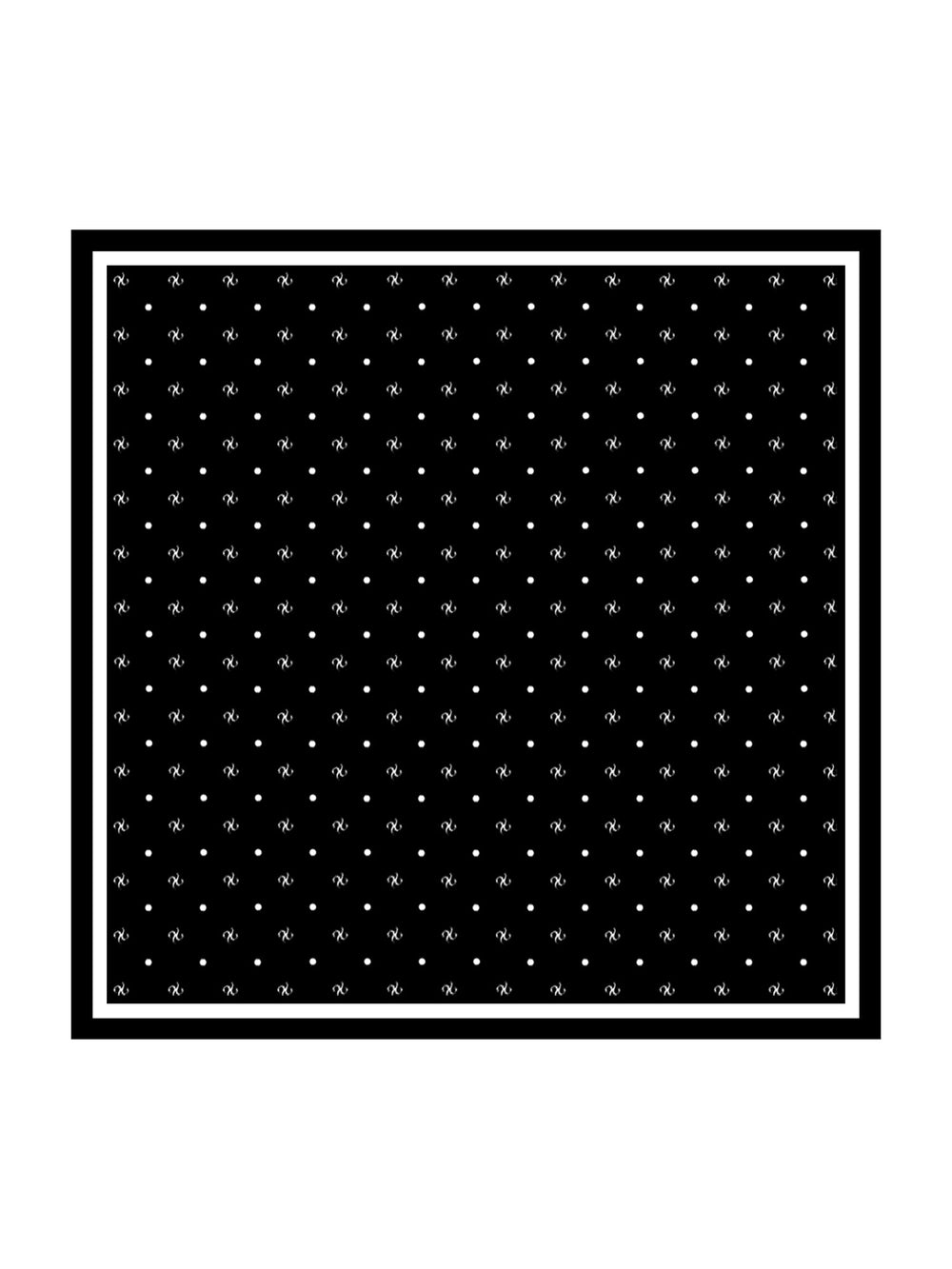 100% Mulberry Silk Sleepwyn Brand Impression Square Scarf - Size 90x90cm