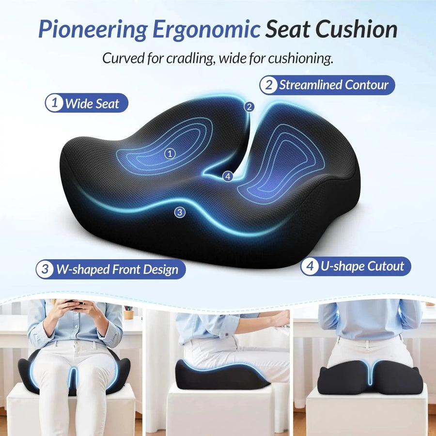 Sleepwyn U-Shaped Memory Foam Travel Cushion