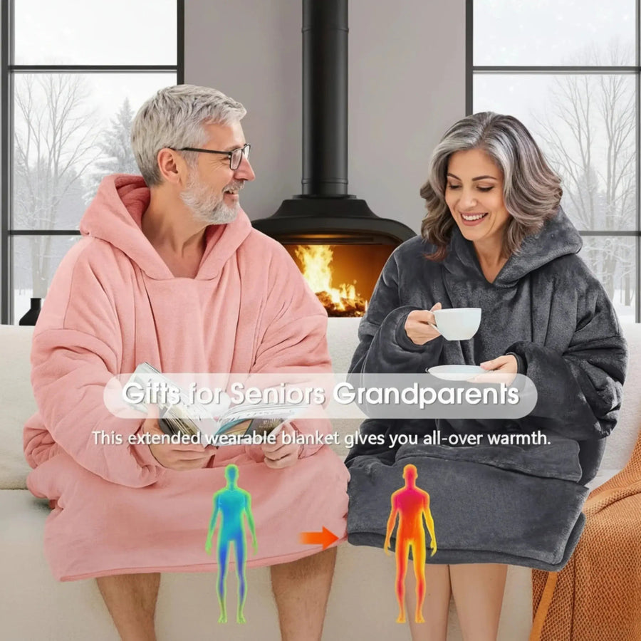 Sleepwyn Double Fleece Hooded Pullover Jacket