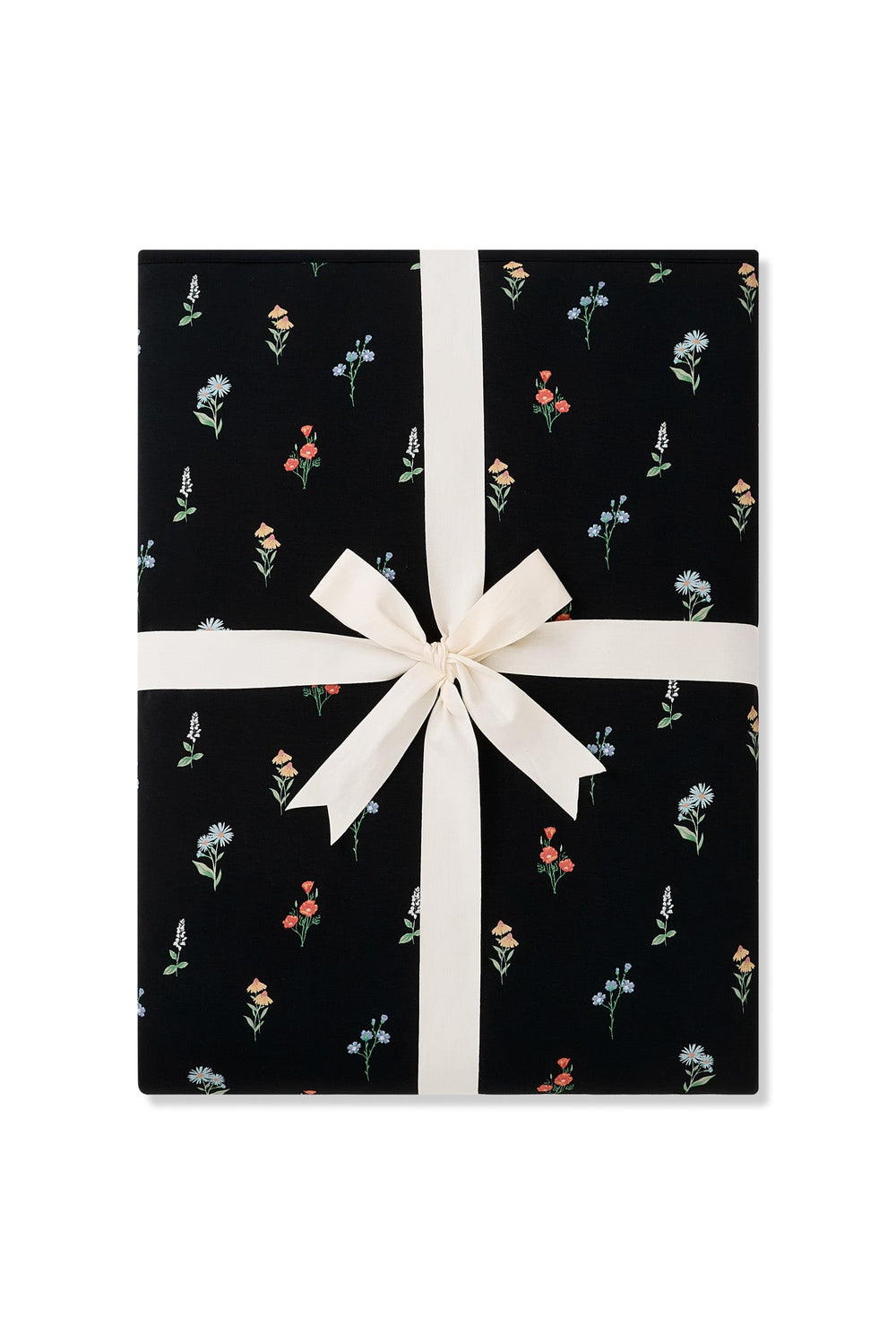 Throw Blanket in Midnight Wildflower 2.5