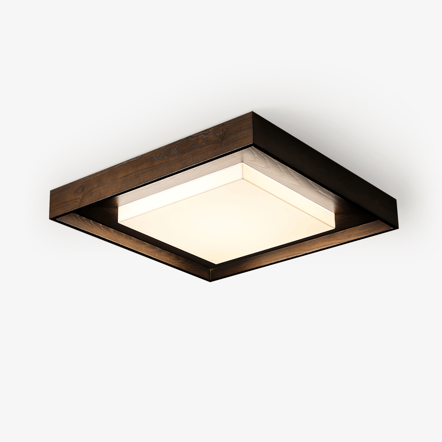 Kurin Wood Frame Ceiling Light