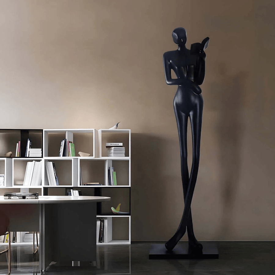 Graceful Reader Sculpture Ornaments