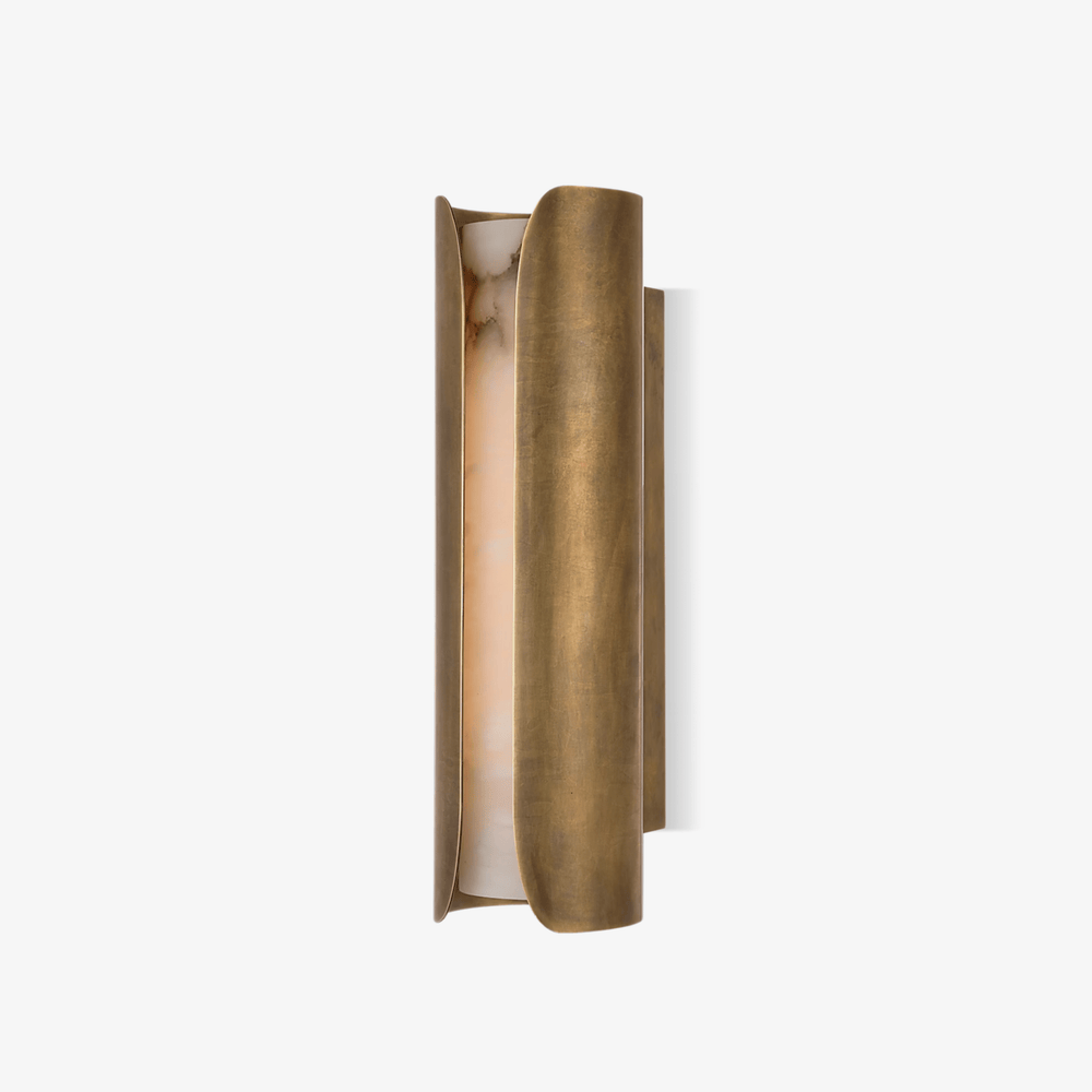 Cradled Alabaster Sconce