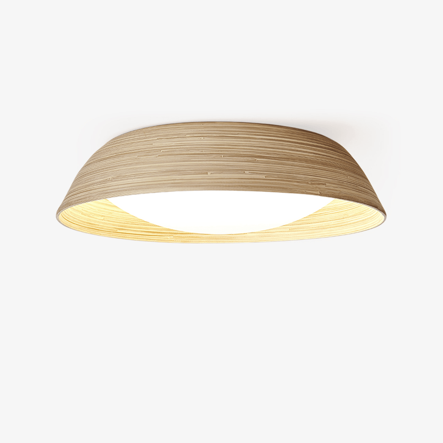 Bamboo Textured Ceiling Lamp