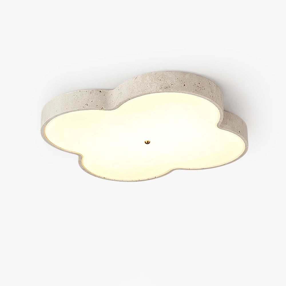 Aethel Cloud Travertine Ceiling Lamp