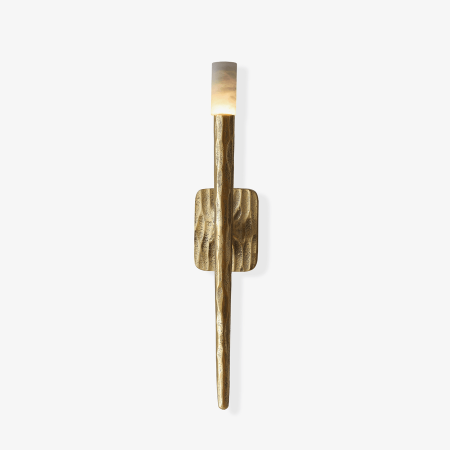Aurelian Sculpted Alabaster Sconce