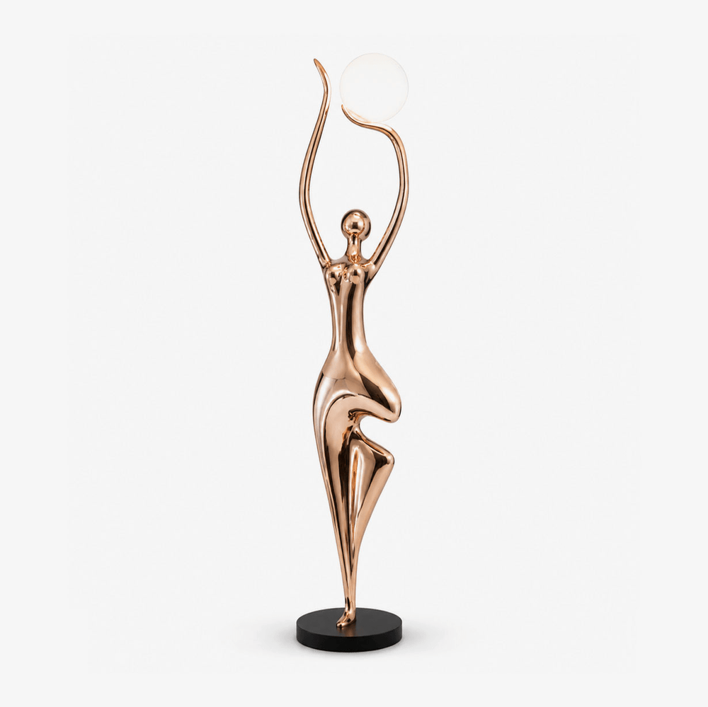 Pose Yoga Sculpture Floor Lamp