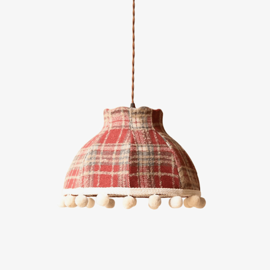 Bramble Check Pendant Light