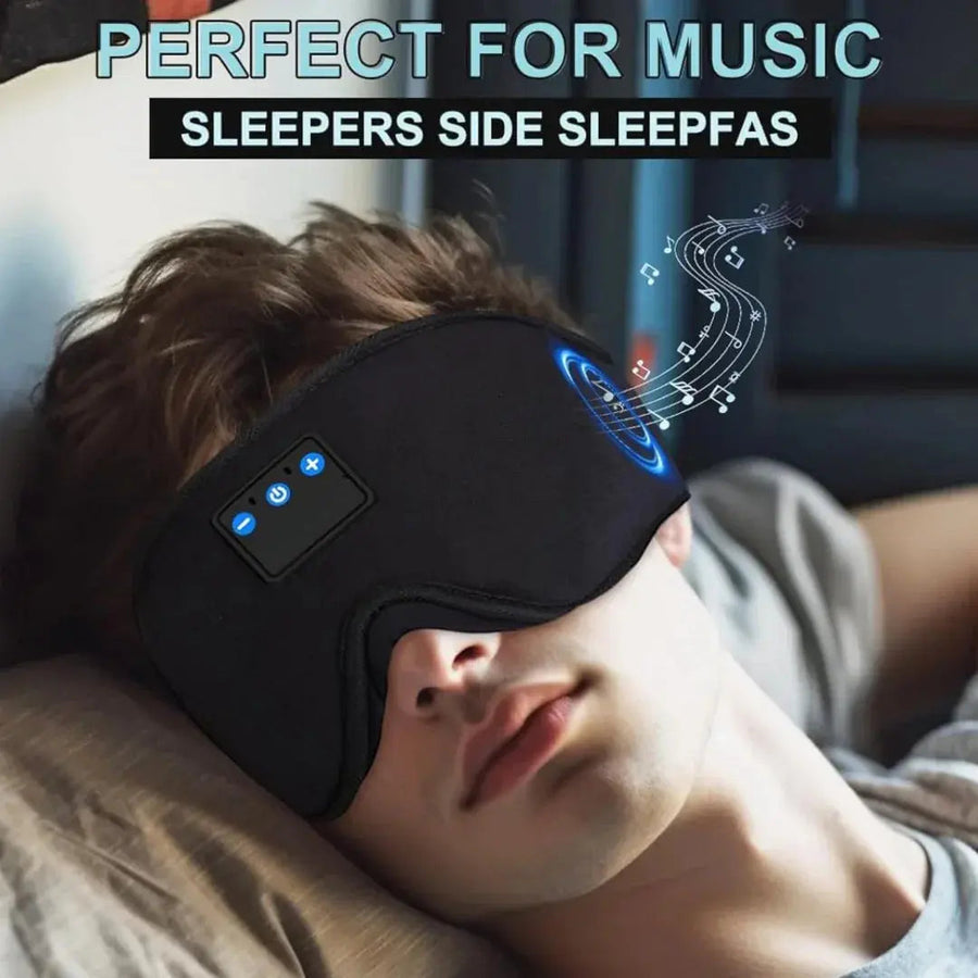 Sleepwyn Bluetooth Sleep Mask with Headphones 3D Contoured Design