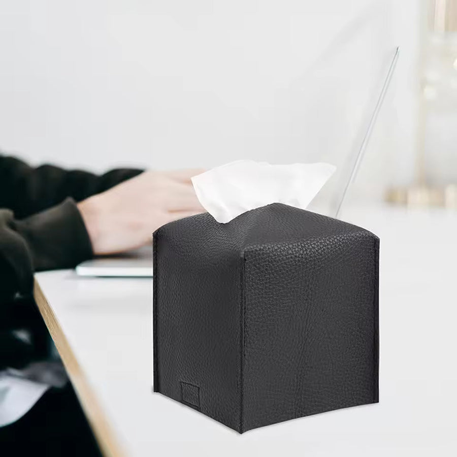 Sleepwyn Leather Tissue Holder