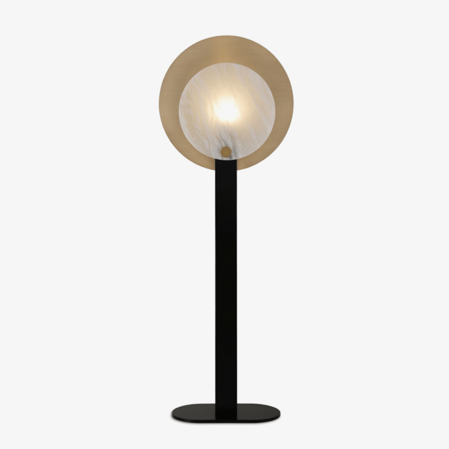 Mosaic Elegance Alabaster Floor Lamp