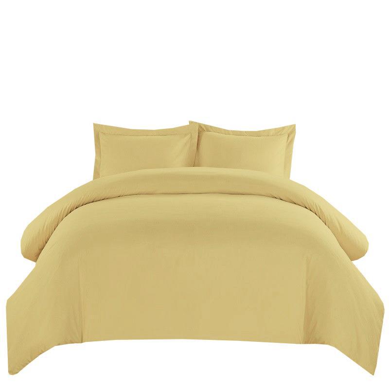 Wrinkle-Free Cotton Blend 600 Thread Count Duvet Cover Set