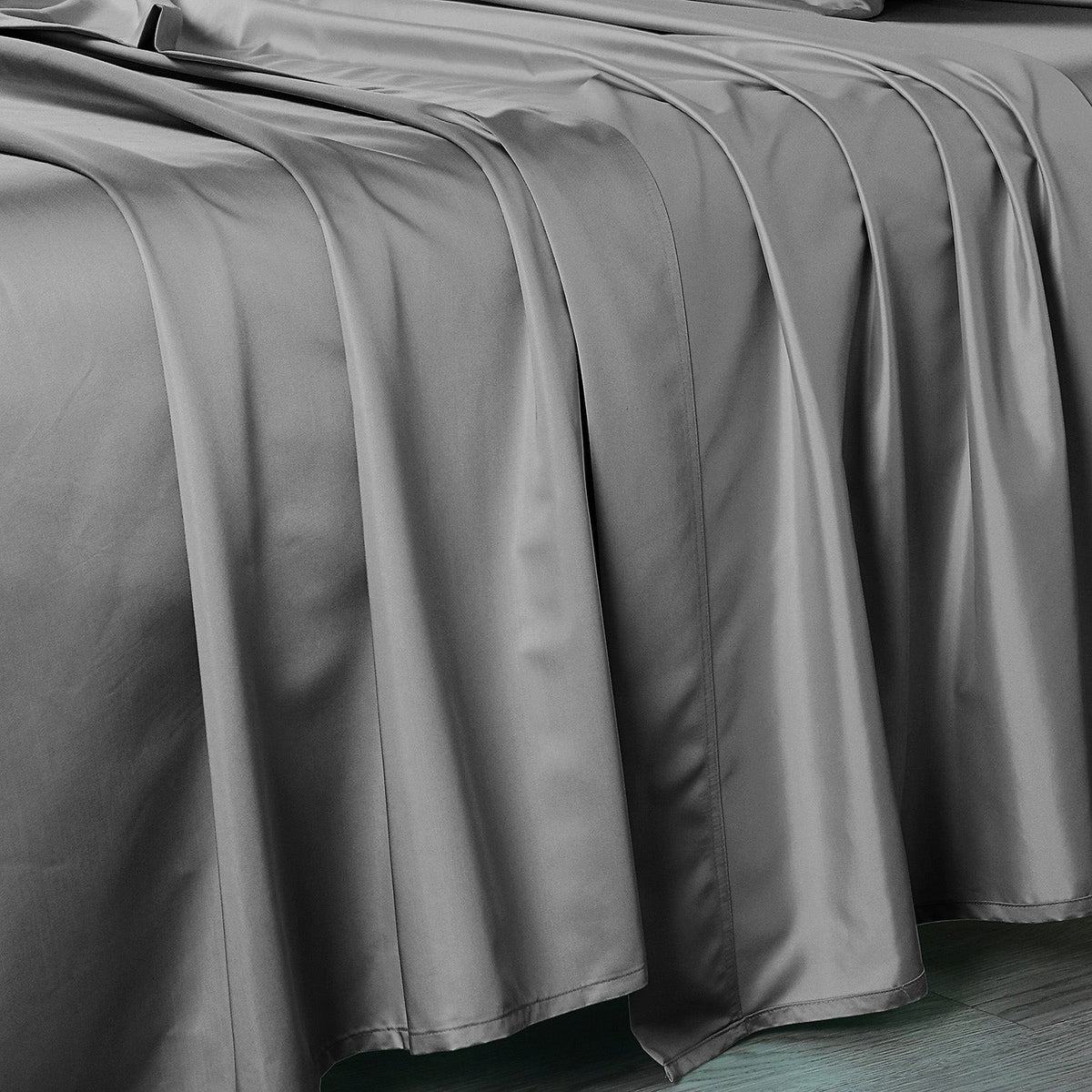 Extra Large (Oversized) King Flat Sheet 120 X 112 Inches - Luxurious 608 Cotton