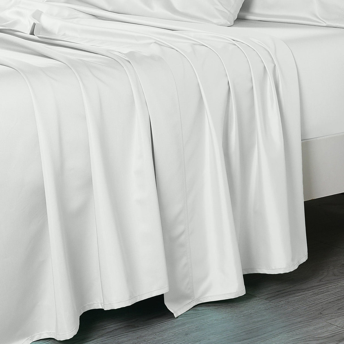 Extra Large (Oversized) King Flat Sheet 120 X 112 Inches - Luxurious 608 Cotton