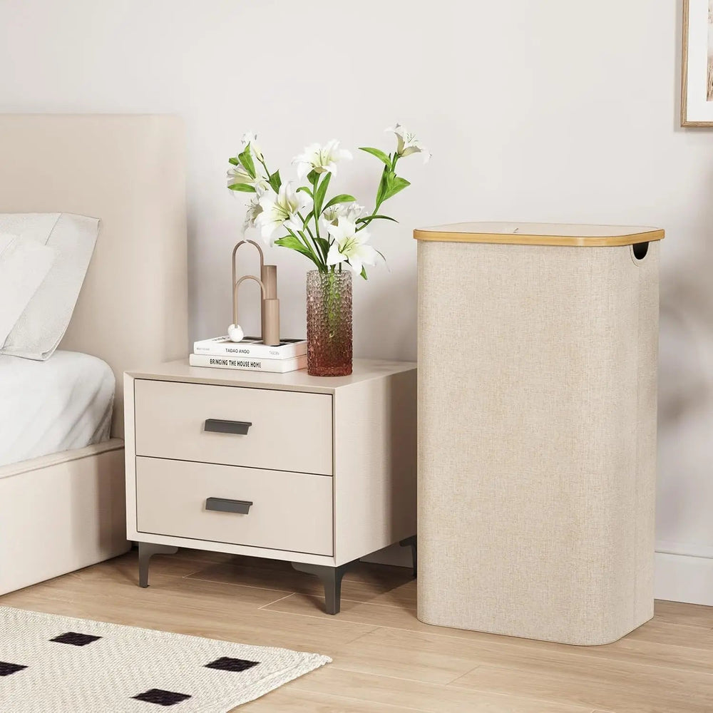 Sleepwyn Large Foldable Laundry Basket with Lid