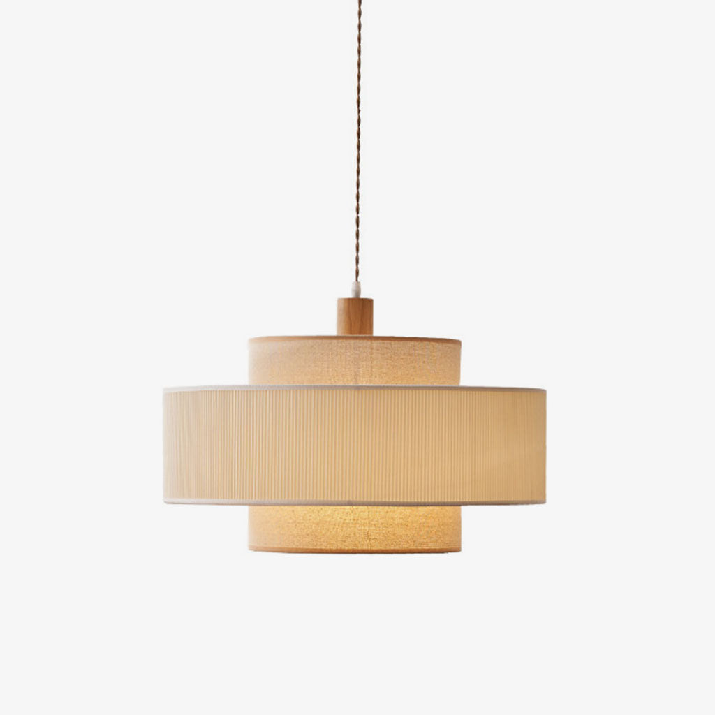 Spool Fabric Pendant Lamp