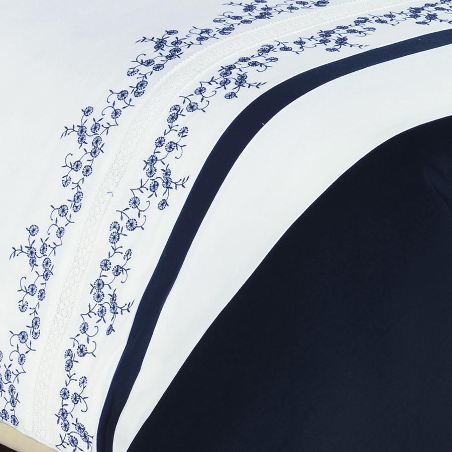 Embroidered Duvet Cover Set - Amalia