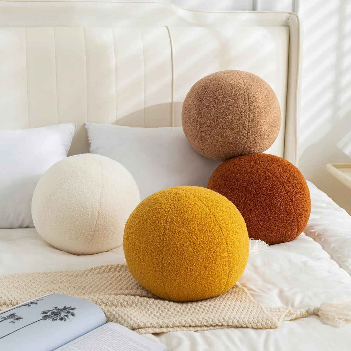Sleepwyn Round Ball Decorative Pillow Minimalist Cushion