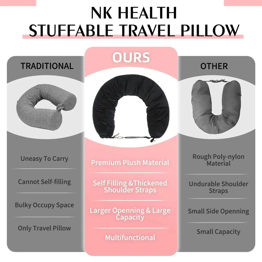 Sleepwyn Fillable Travel Neck Pillow
