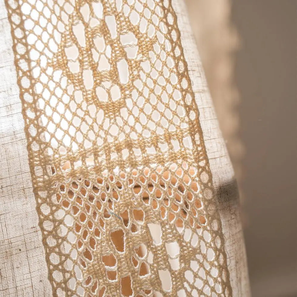 Sleepwyn Boho Tassel Cotton Linen Curtains Set (2pcs)
