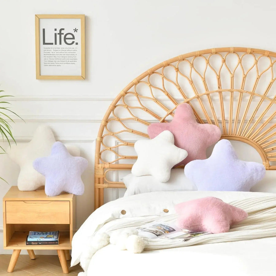 Sleepwyn Plush Star Soft Decorative Throw Pillow