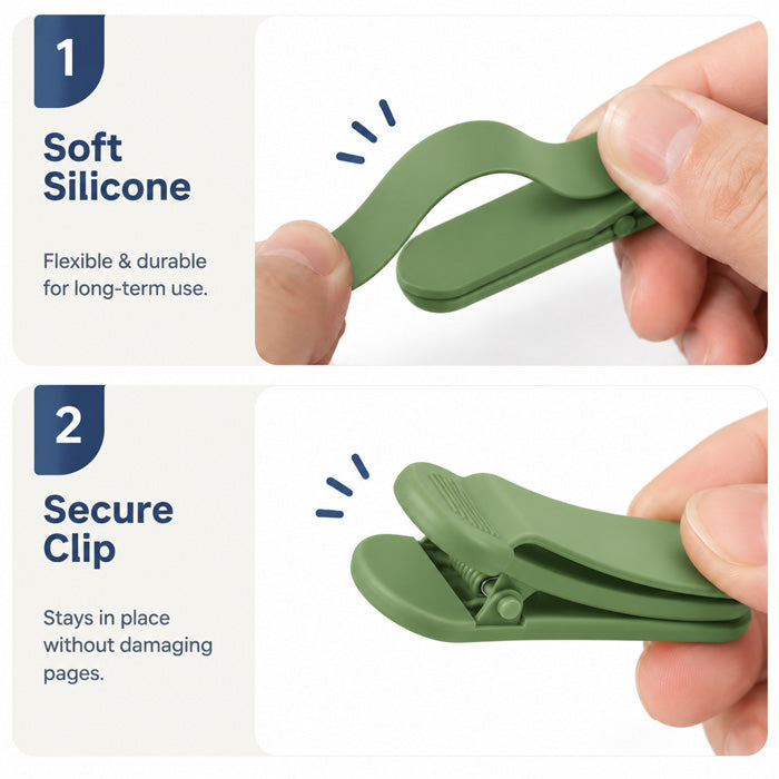 Sleepwyn Silicone Reading Bookmark