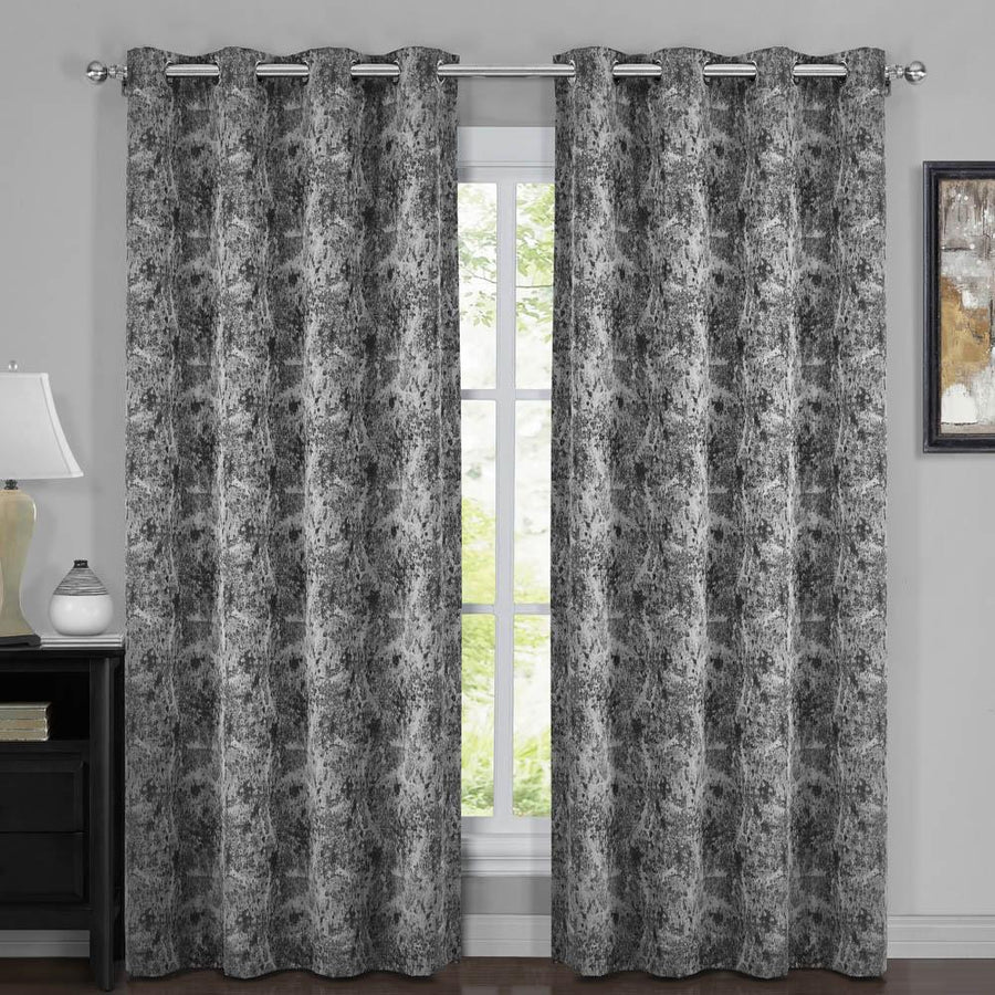 100% Blackout Curtain Bali - Modern Abstract Theme (Set of 2)