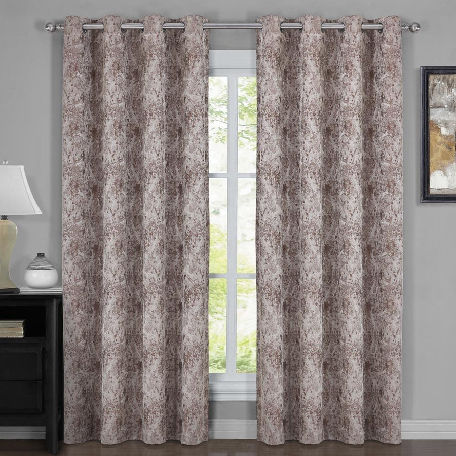 100% Blackout Curtain Bali - Modern Abstract Theme (Set of 2)