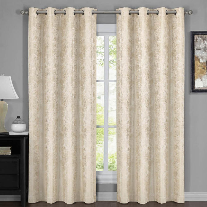 100% Blackout Curtain Bali - Modern Abstract Theme (Set of 2)