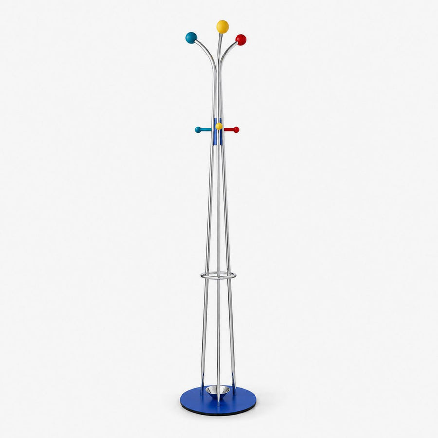 Ball Top Standing Coat Rack