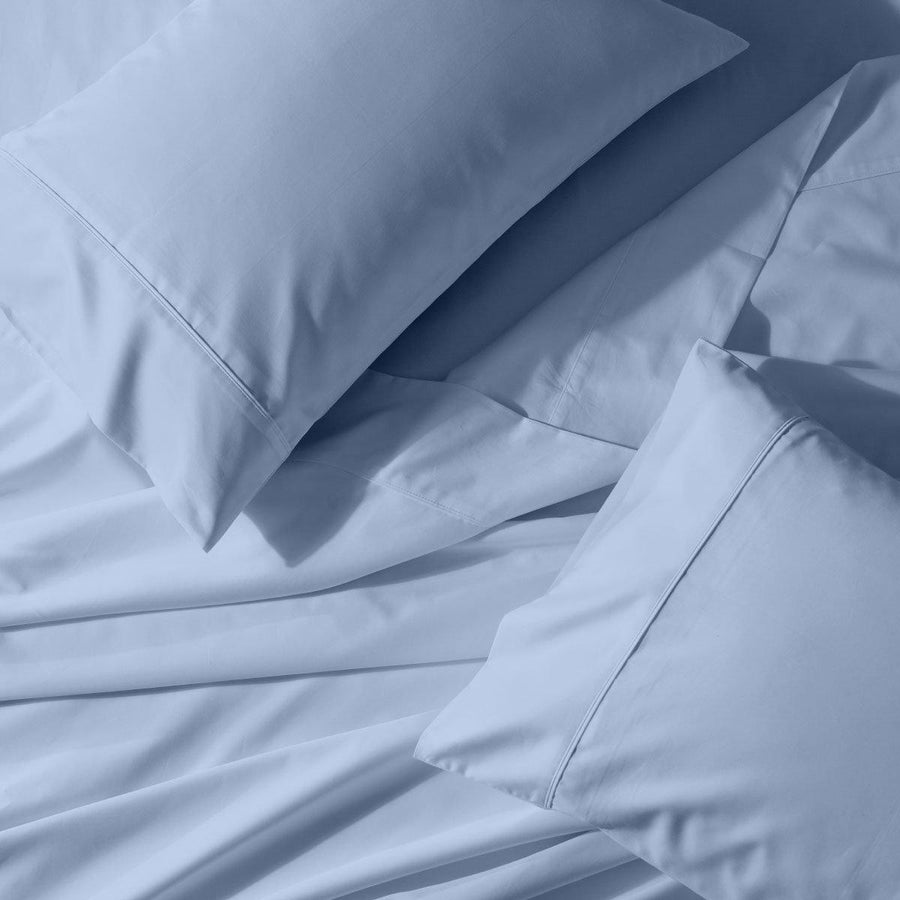 Attached Waterbed Sheet Set 650 Thread Count Solid Sateen