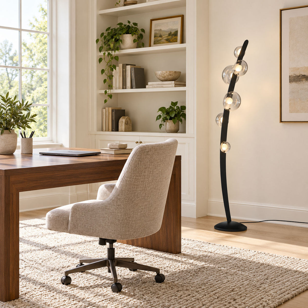 Bubbles Glass Floor Lamp