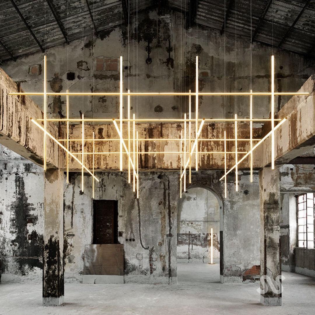 Gridline Linear Chandelier