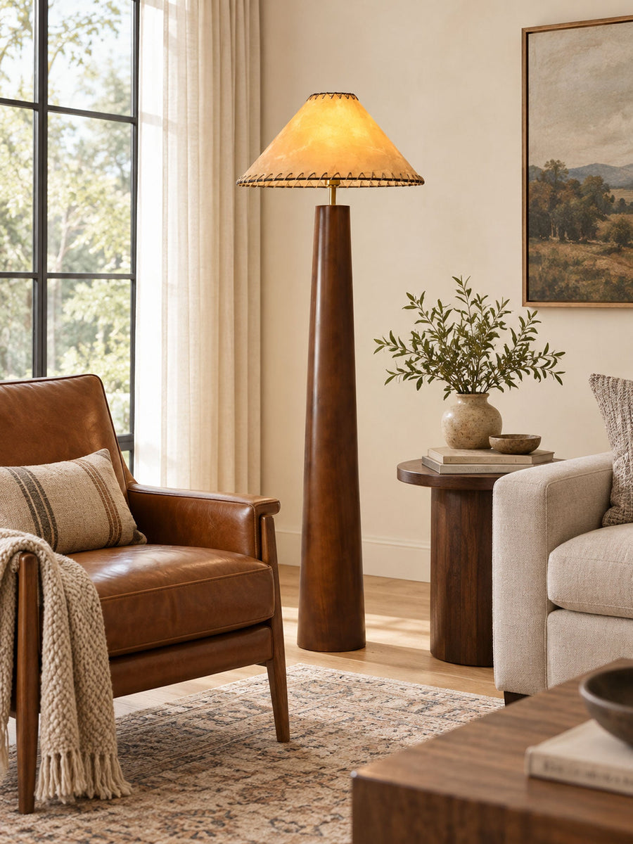 Crestview Paper Column Floor Lamp