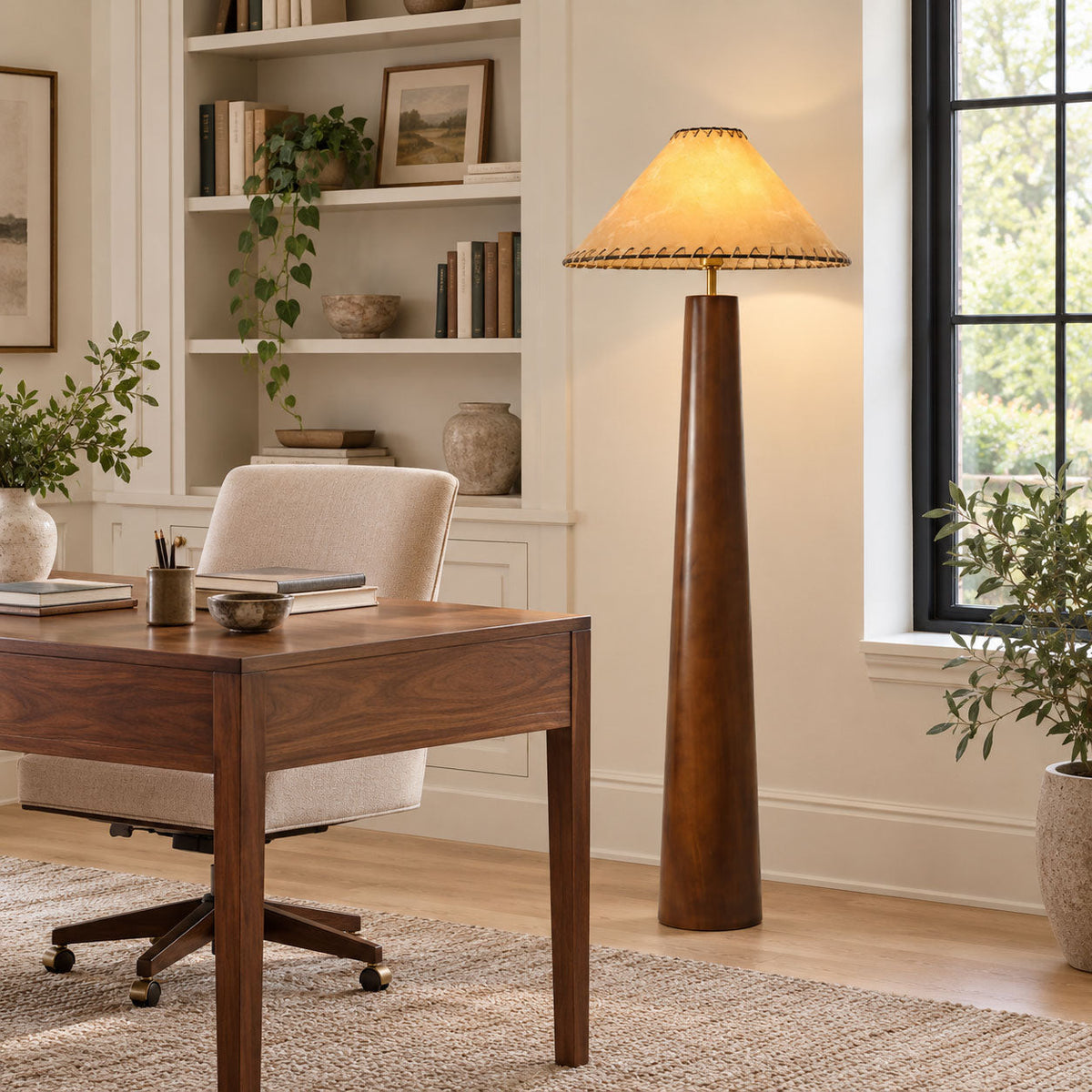 Crestview Paper Column Floor Lamp