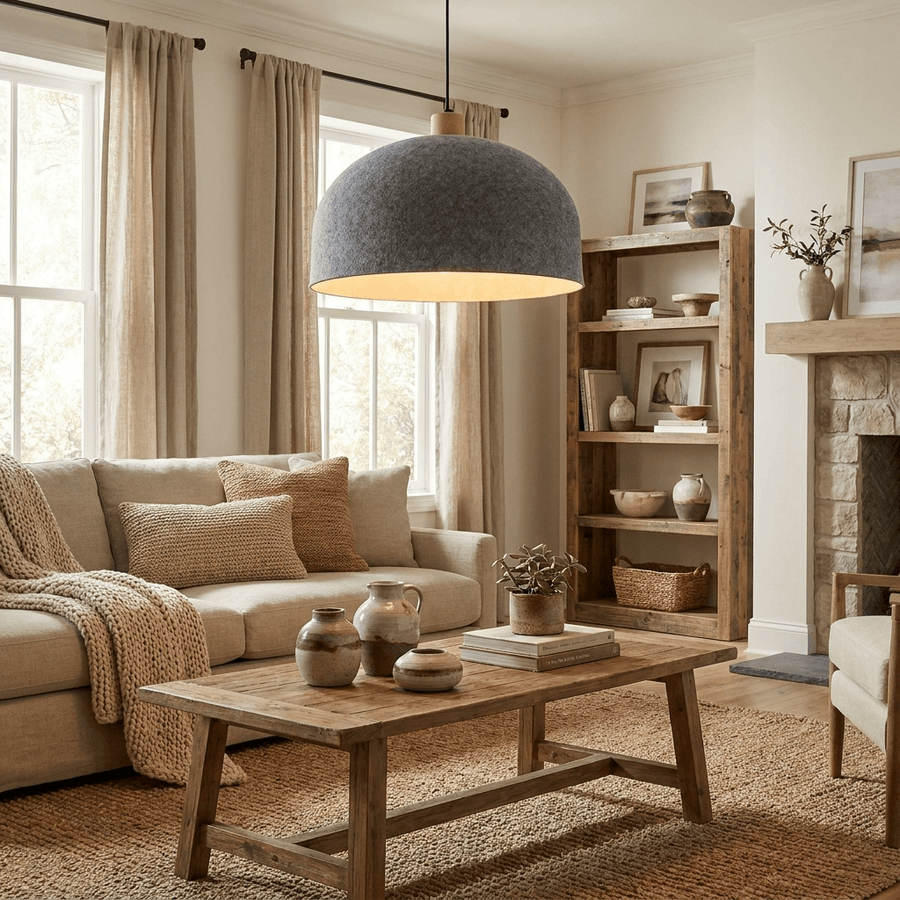 Dome Hat Acoustic Pendant Light