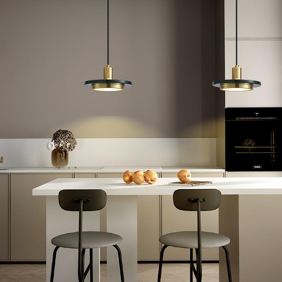 Double Circle Pendant Light