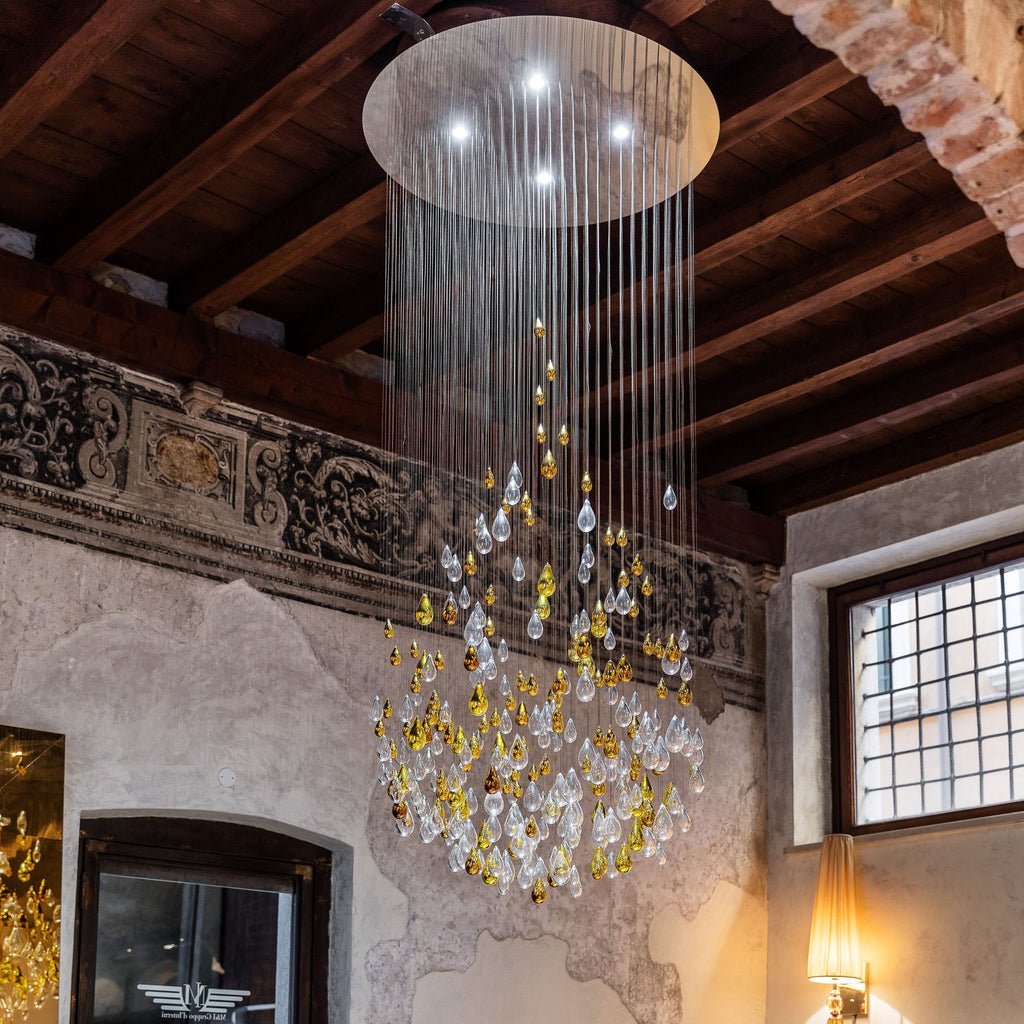 Droplets Sculpture Chandelier