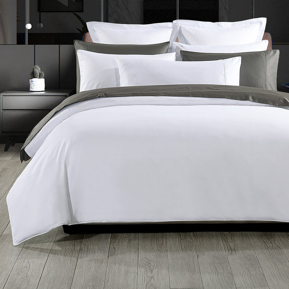 Cool & Crisp Percale Cotton Duvet Cover Set - USA
