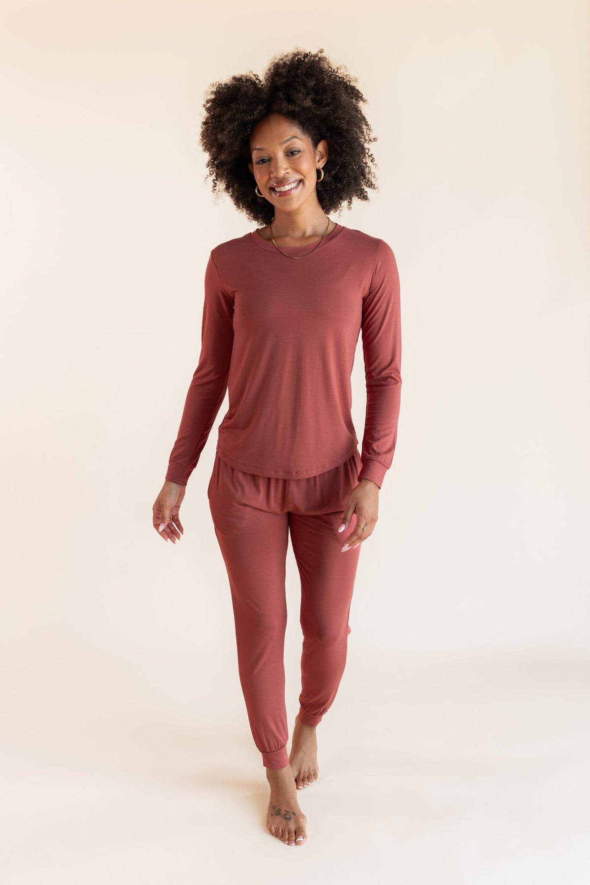 Women's Jogger Pajama Set in Ember
