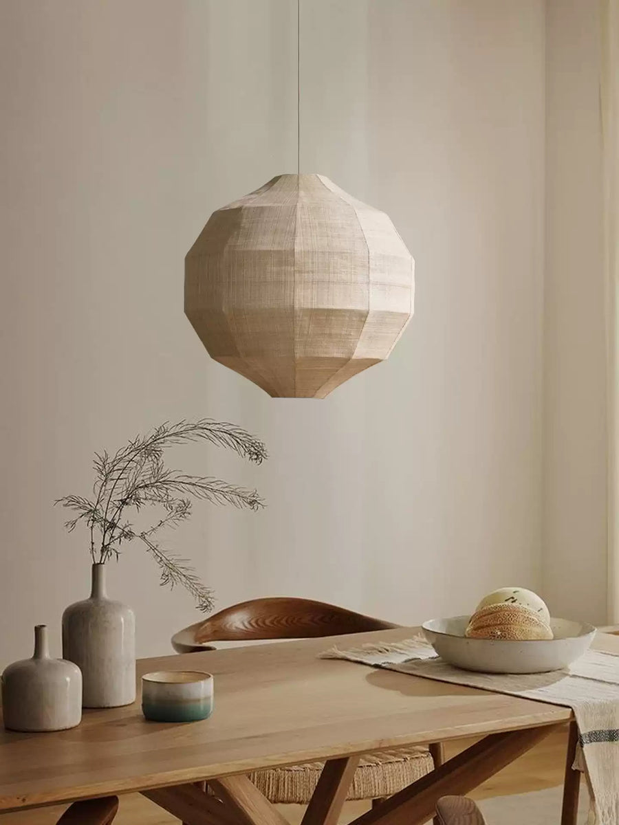 Facet Fabric Pendant Lamp