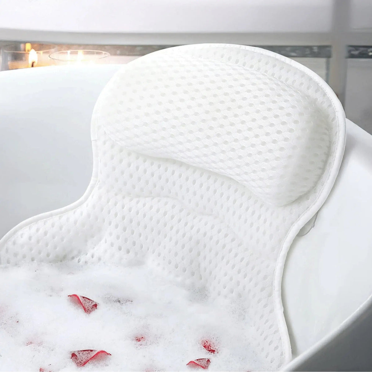 Sleepwyn 3D Mesh Suction Grip Bath Pillow