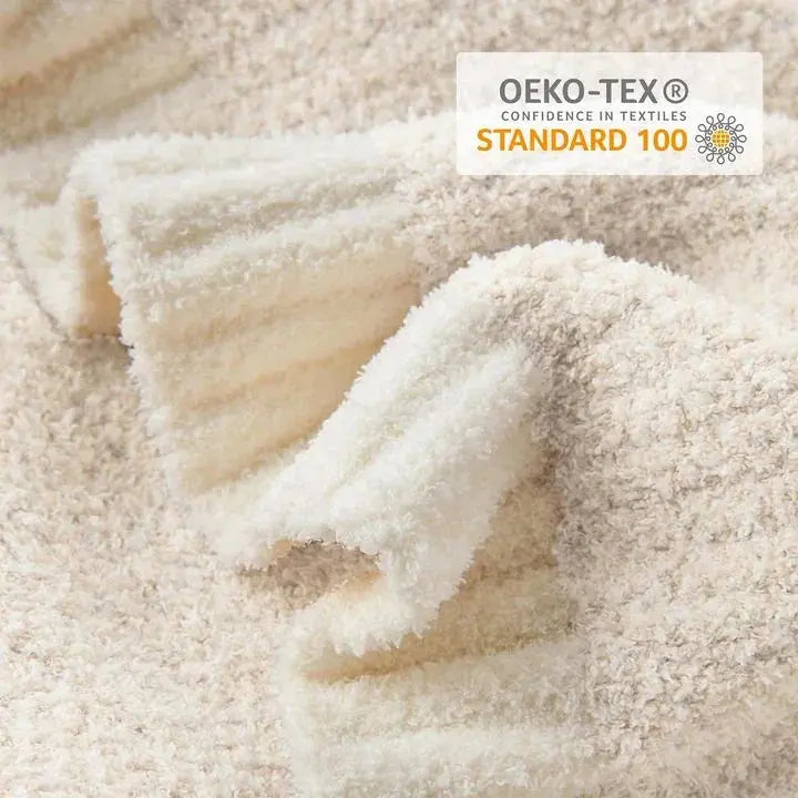 Sleepwyn Reversible Knit Throw Blanket Super Soft Plush