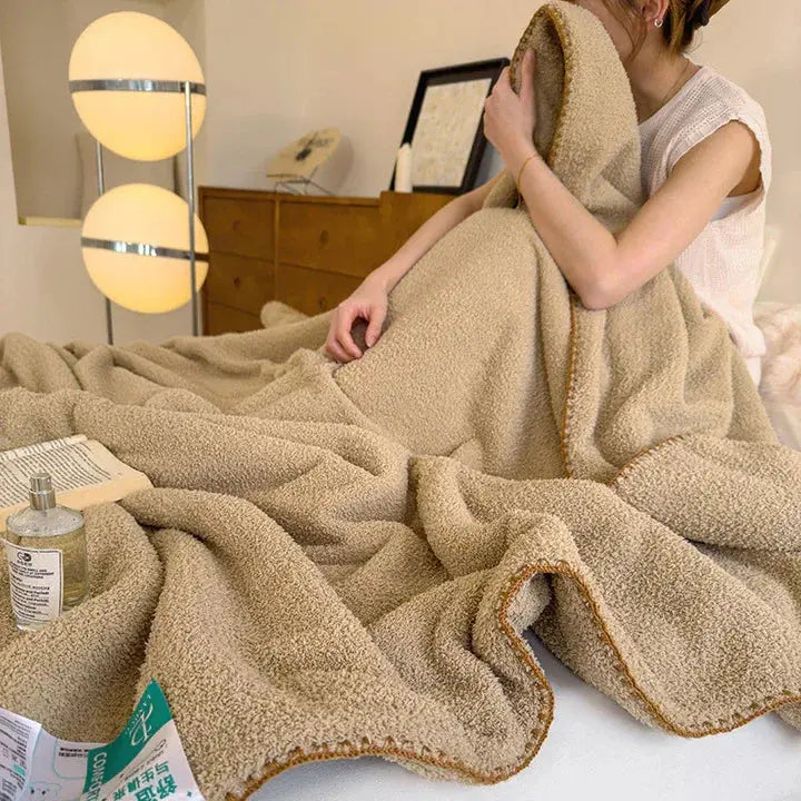 Sleepwyn Double Thick Lamb Plush Bed Throw