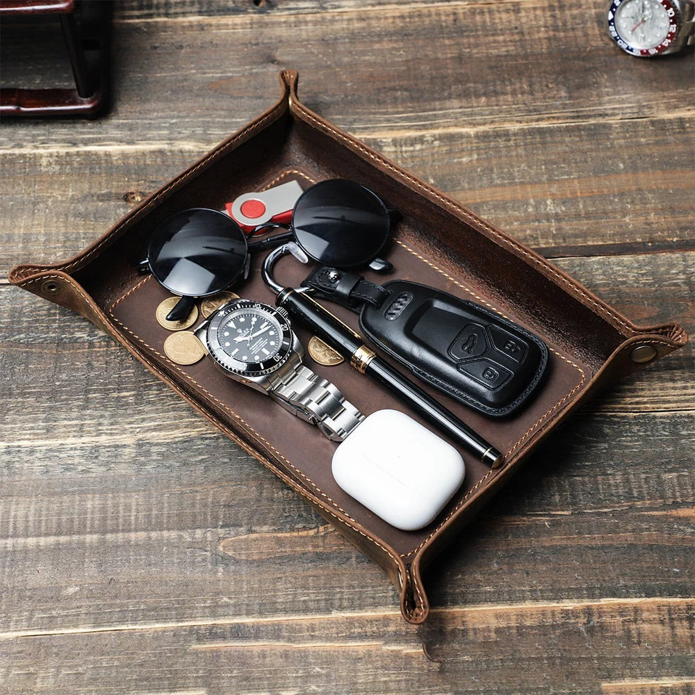 Sleepwyn Leather Catchall Tray