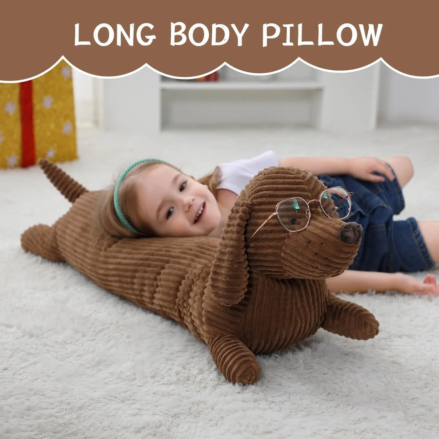 Sleepwyn Dachshund Plush Body Pillow