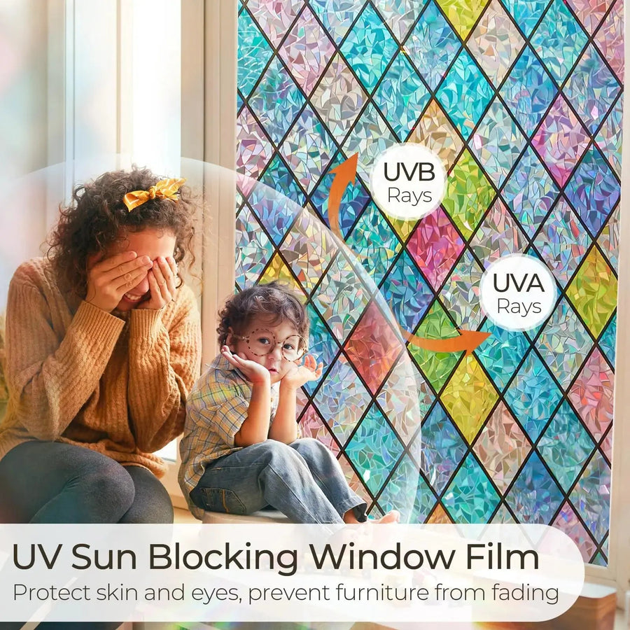 Sleepwyn Rainbow Privacy Window Film