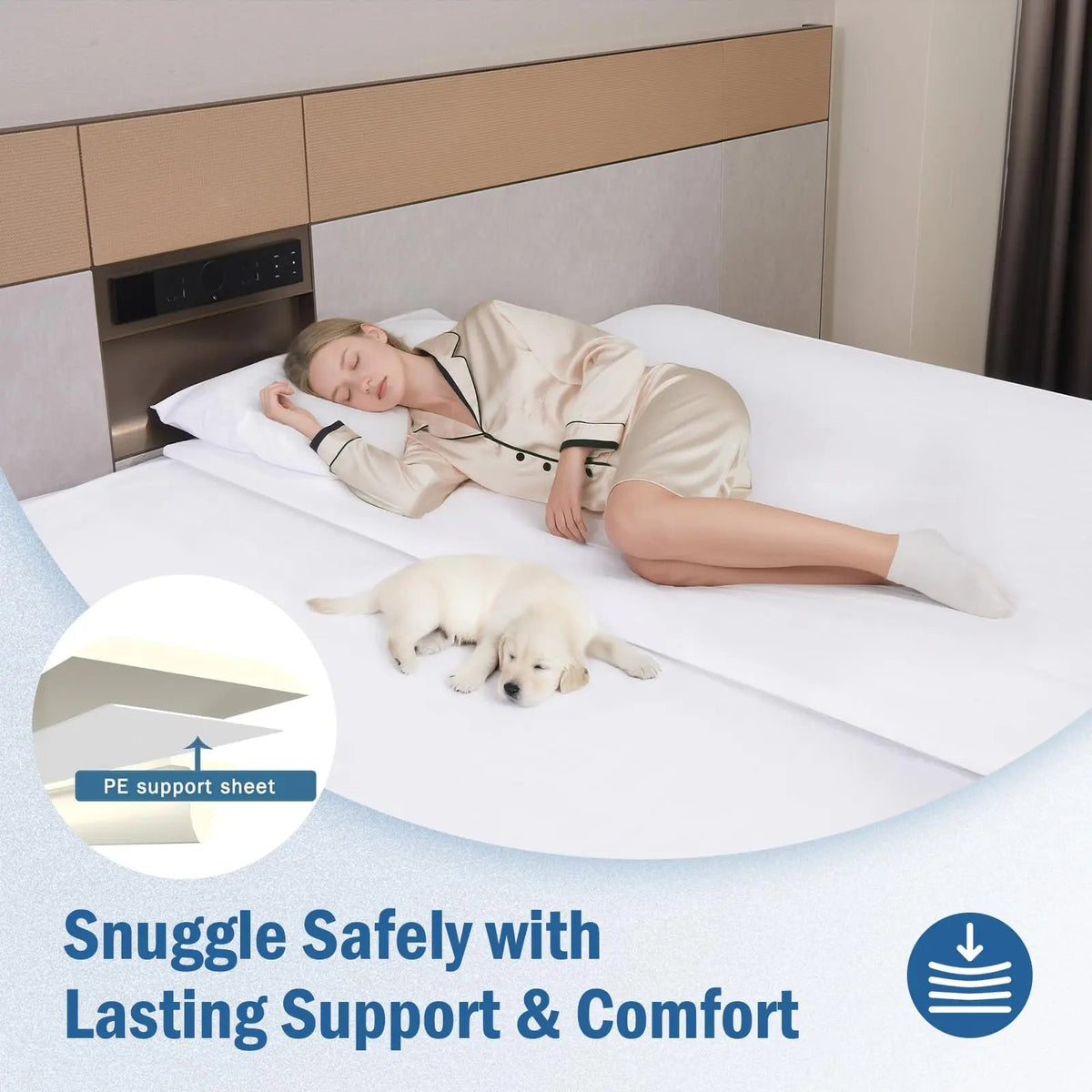 Sleepwyn Extra Wide Bed Bridge Mattress Connector