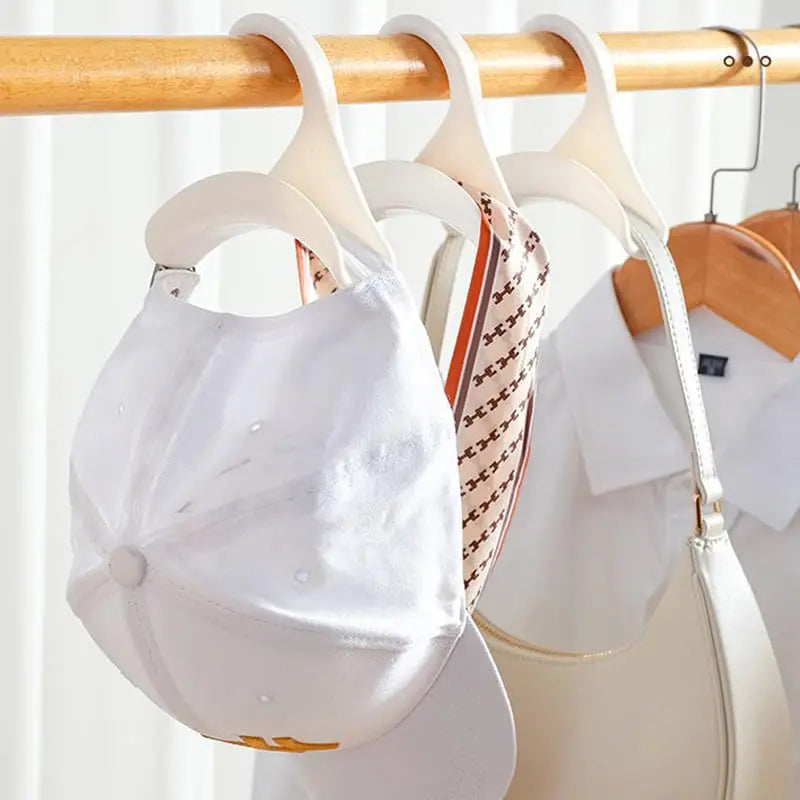 Sleepwyn Arched Clothes Hanger & Bag Hook (10 Pcs)