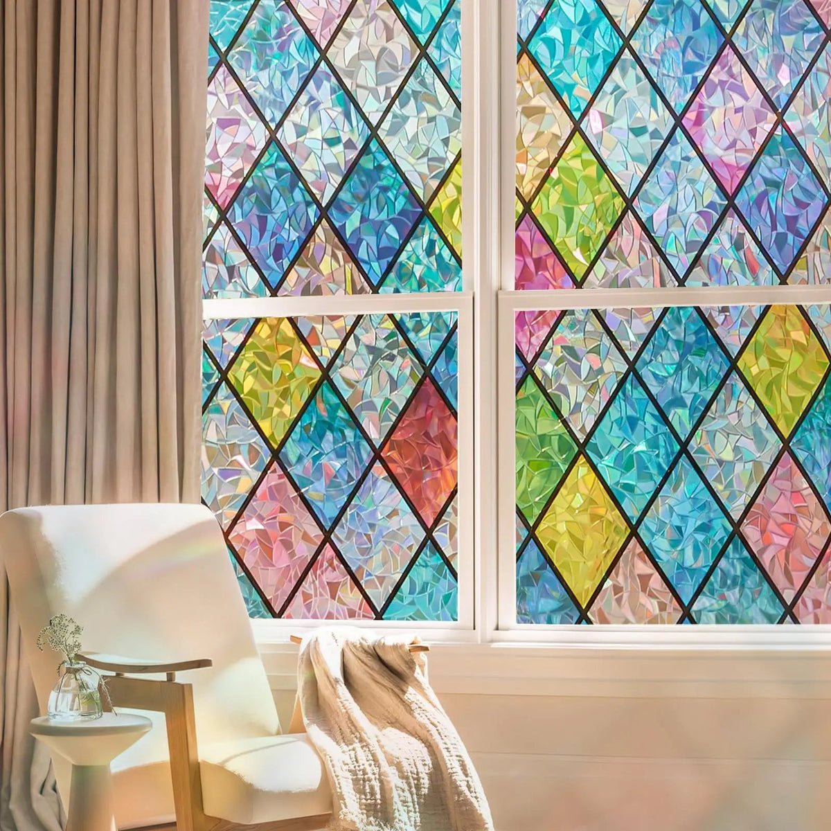 Sleepwyn Rainbow Privacy Window Film
